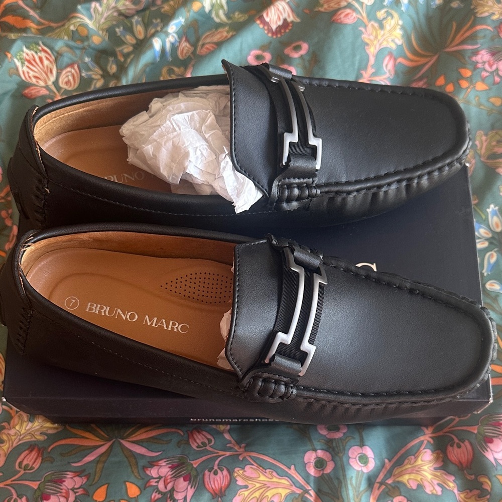 Black Boys/Men’s Loafers